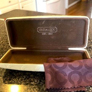 COACH reading glasses case